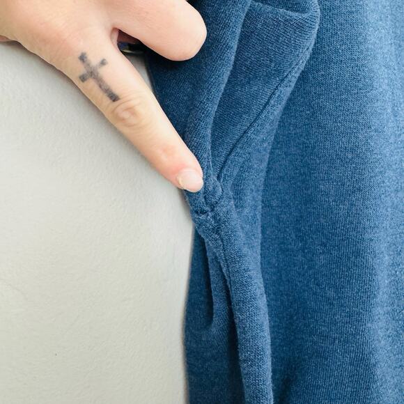 Bugle Boy Co Vintage Navy Blue Pullover Sweater Men’s Size L - Picture 4 of 8